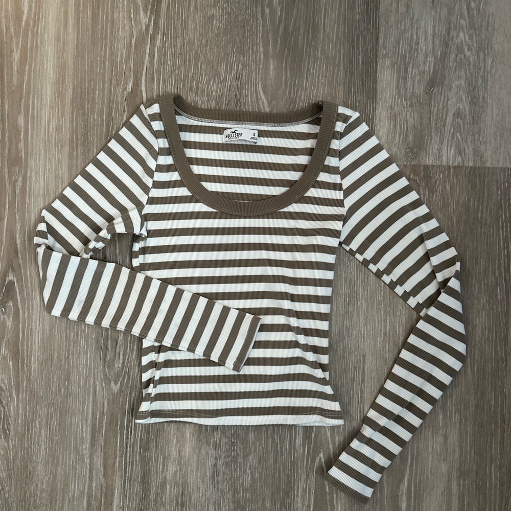 HOLLISTER Striped Long Sleeve Top